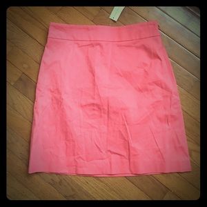NWT Ann Taylor Salmon Coral A-Line Pencil Skirt 2